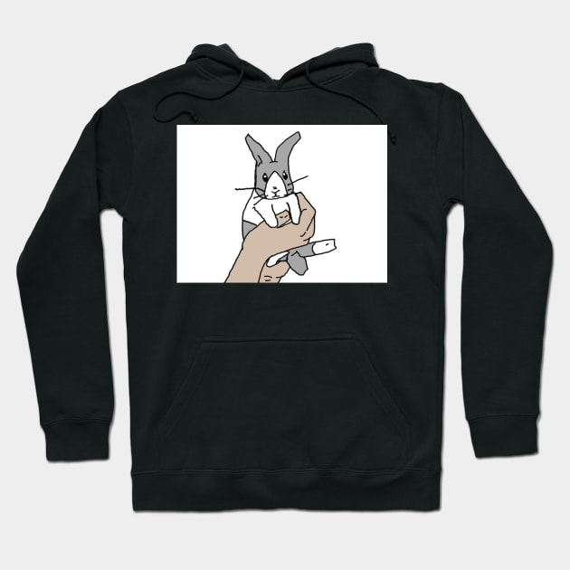 Rabbit Hoodie by Noamdelf06